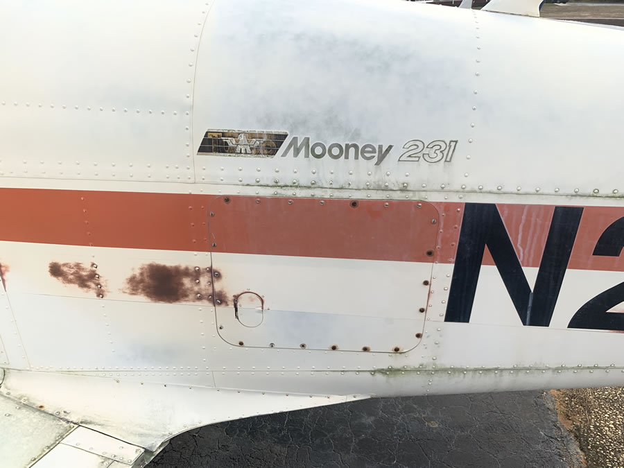 1979 Mooney M20K-231 (Salvage condition-Hurricane Damage)